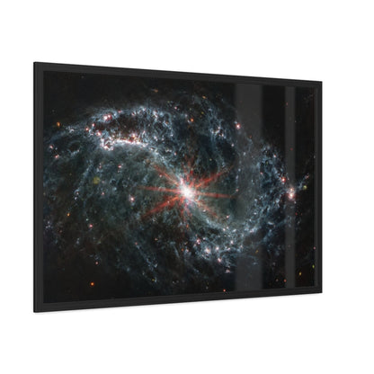 Intricate Networks of Gas and Dust in Nearby Galaxies, Hand Crafted Wooden Framed Poster