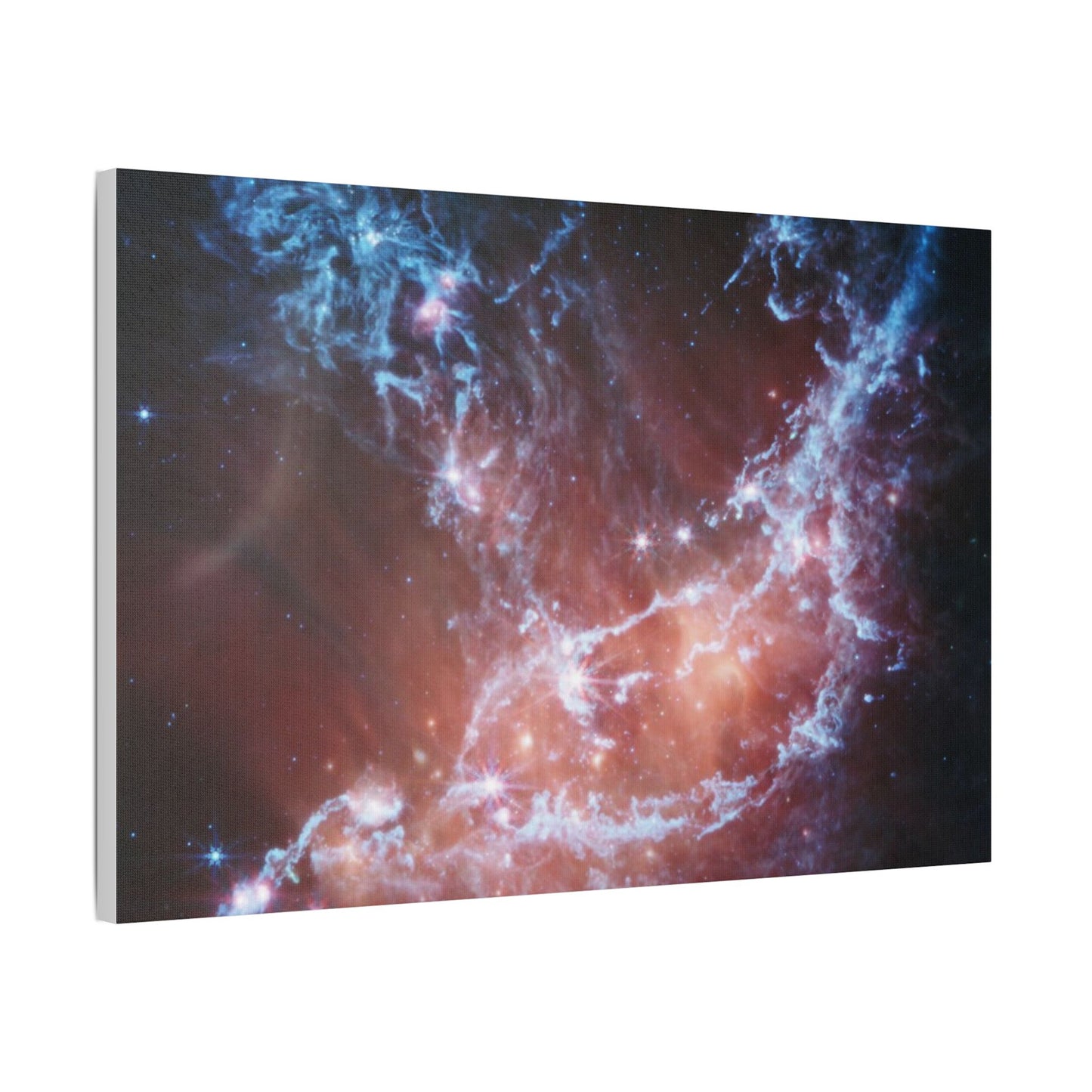 Ethereal View of NGC 346, Satin Canvas, Stretched