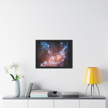 NGC 346, Hand Crafted Wooden Framed Poster