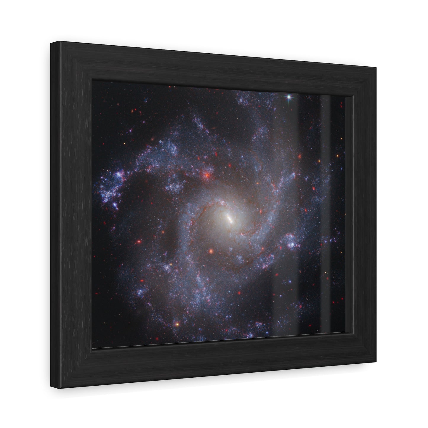 NGC 5468, Hand Crafted Wooden Framed Poster