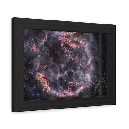 Cassiopeia A, Hand Crafted Wooden Framed Poster