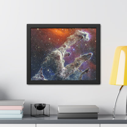 Pillars of Creation, Hand Crafted Wooden Framed Poster