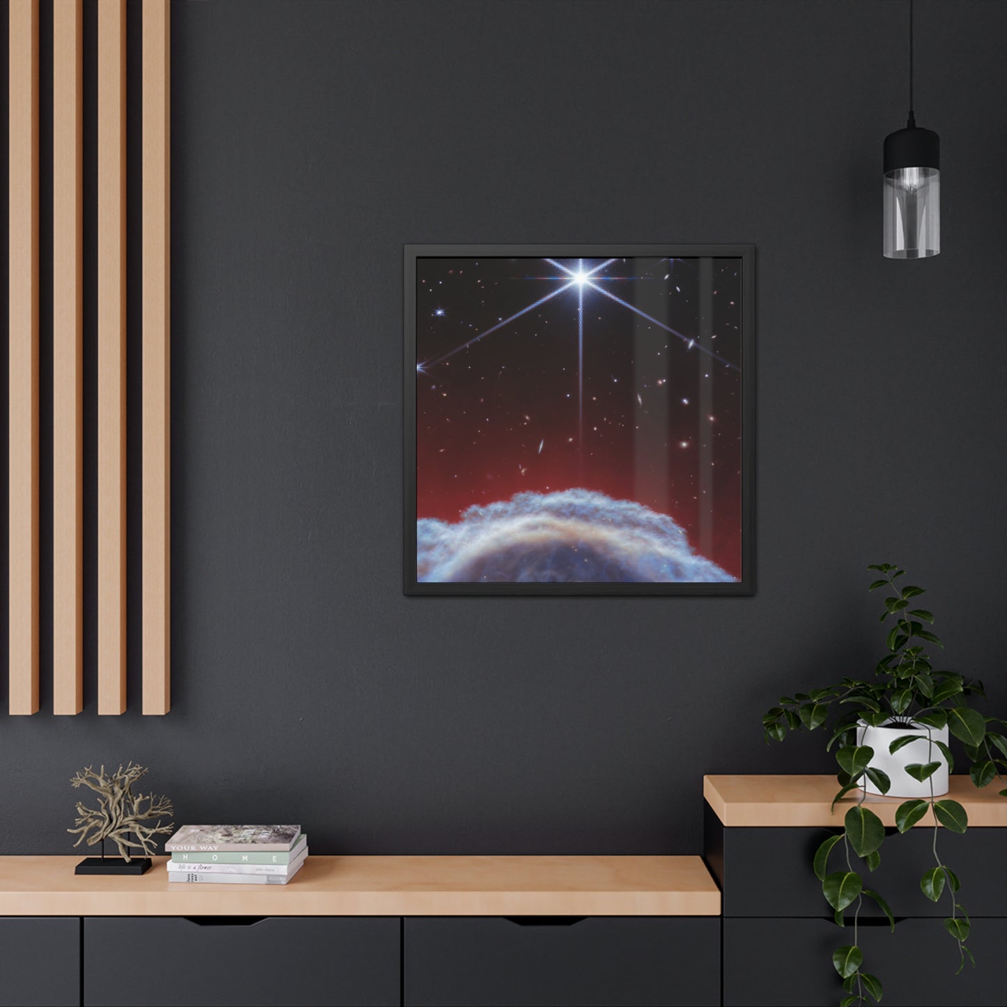 Horsehead Nebula, Hand Crafted Wooden Framed Poster