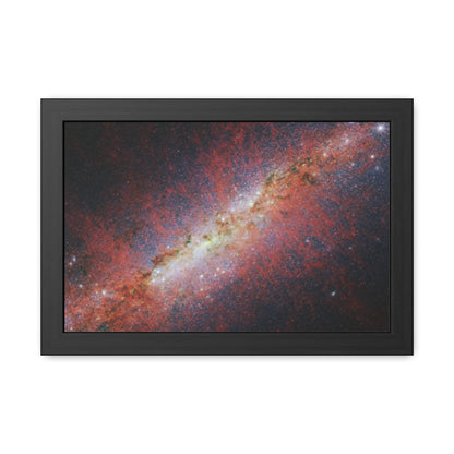 M82, Satin Hand Crafter Wooden Framed Poster