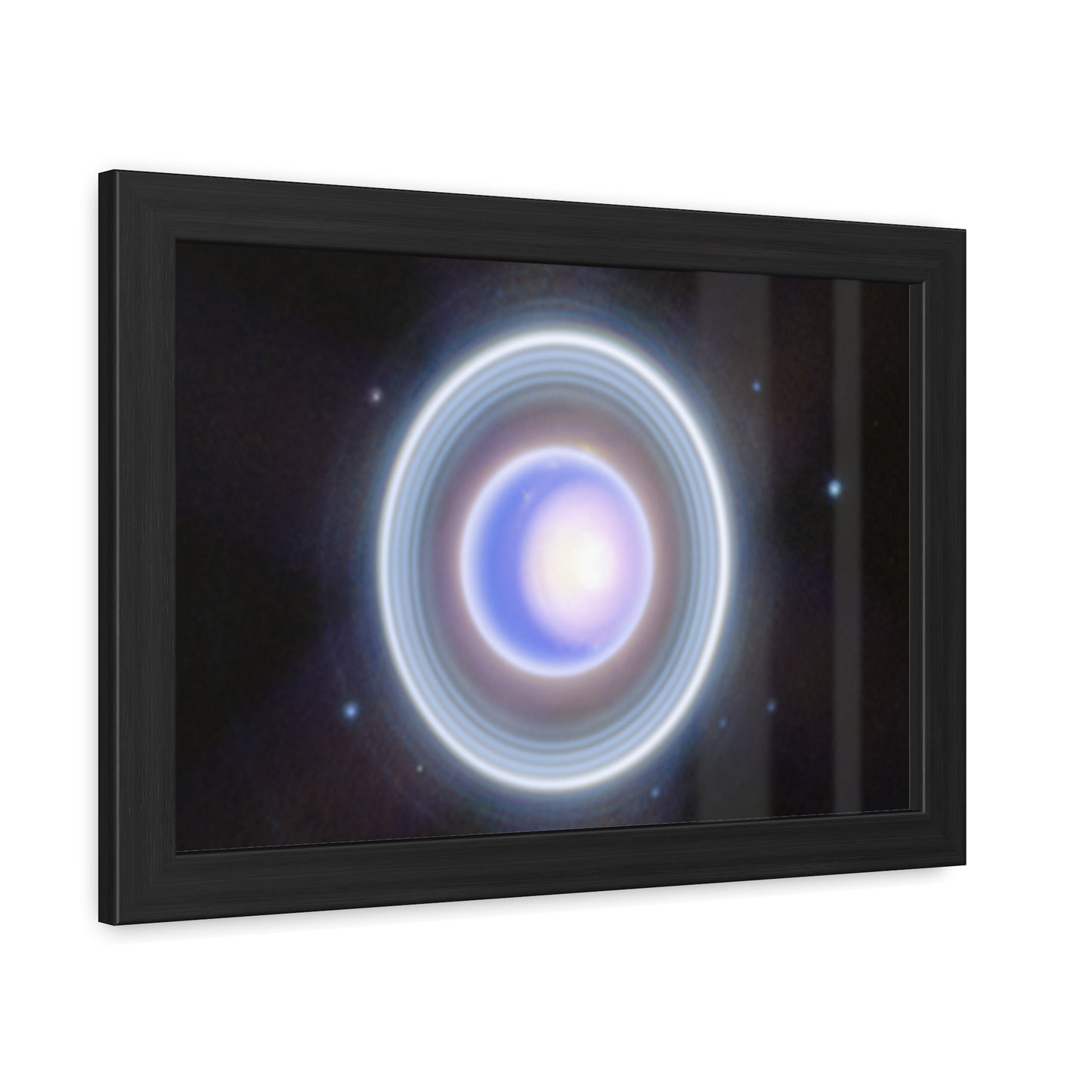 Uranus Close-up, Hand Crafted Wooden Framed Poster