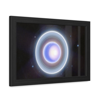 Uranus Close-up, Hand Crafted Wooden Framed Poster