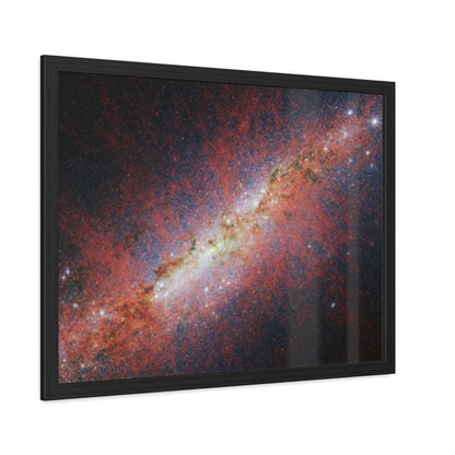 M82, Satin Hand Crafter Wooden Framed Poster