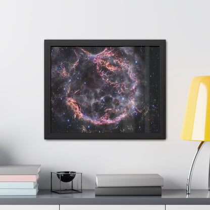 Cassiopeia A, Hand Crafted Wooden Framed Poster