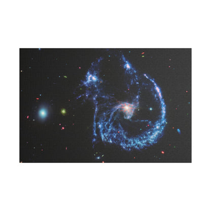 Arp 107 Supermassive Blackhole, Satin Canvas, Stretched