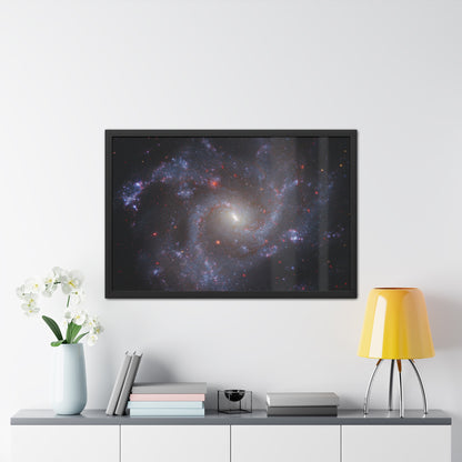 NGC 5468, Hand Crafted Wooden Framed Poster