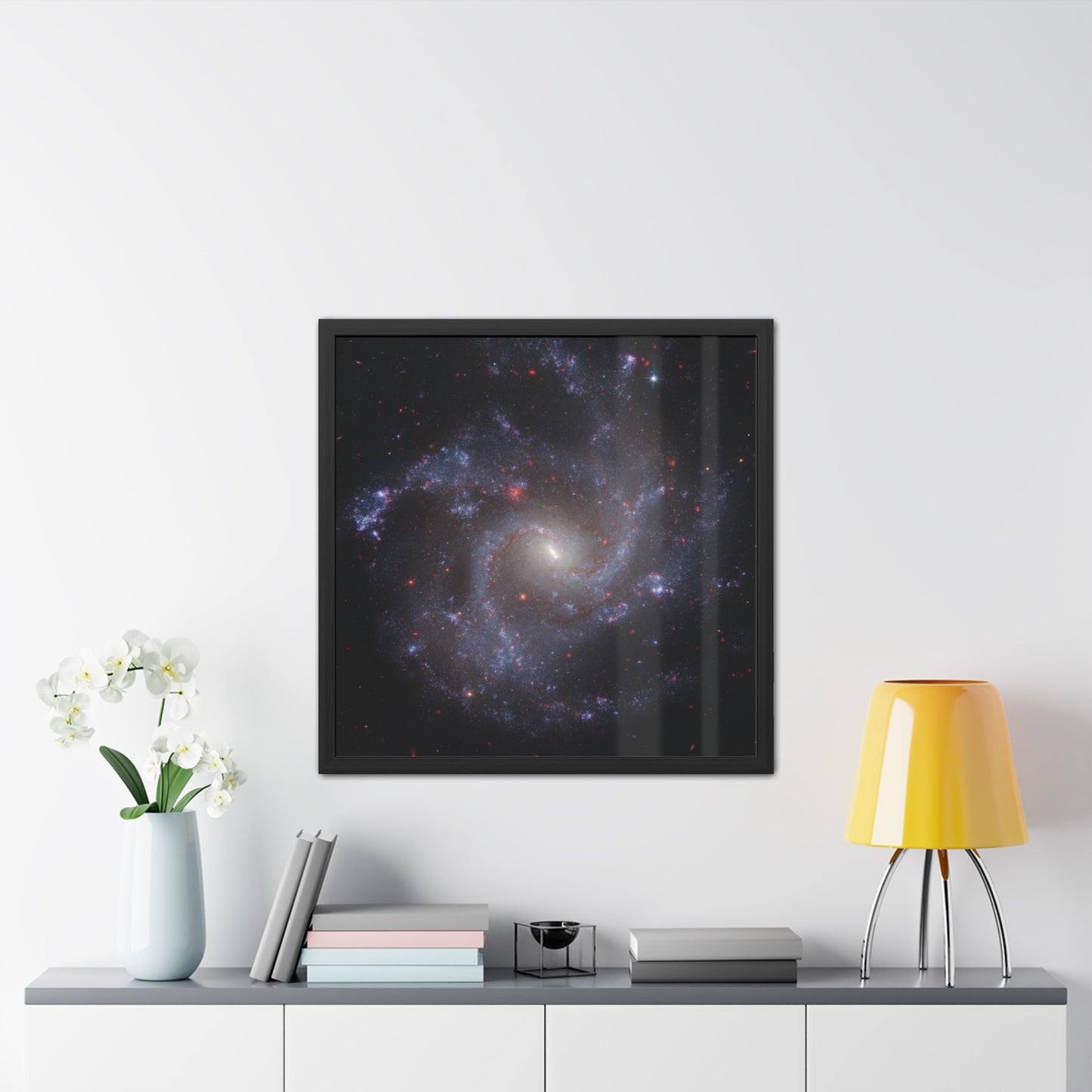 NGC 5468, Hand Crafted Wooden Framed Poster