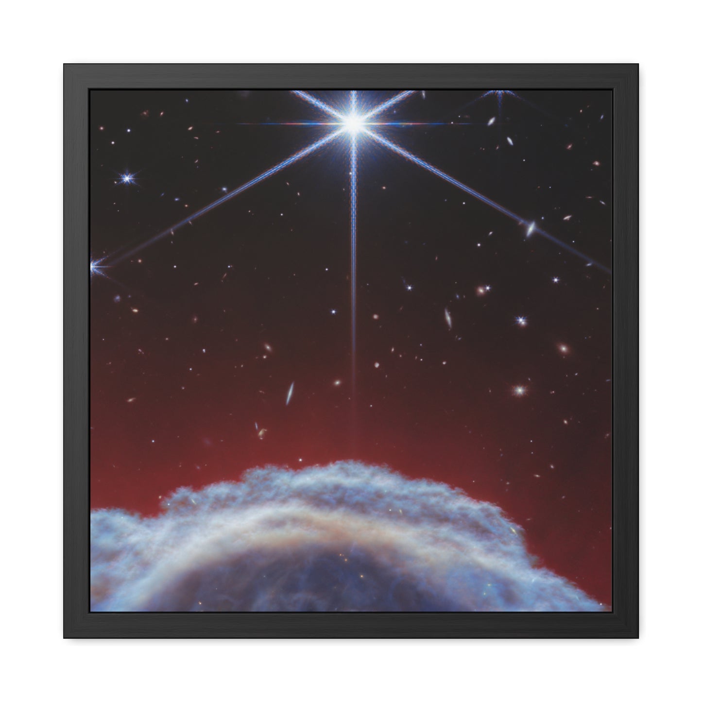 Horsehead Nebula, Hand Crafted Wooden Framed Poster