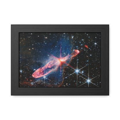 Herbig-Haro 46/47, Hand Crafted Wooden Framed Posters