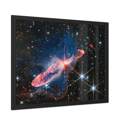 Herbig-Haro 46/47, Hand Crafted Wooden Framed Posters