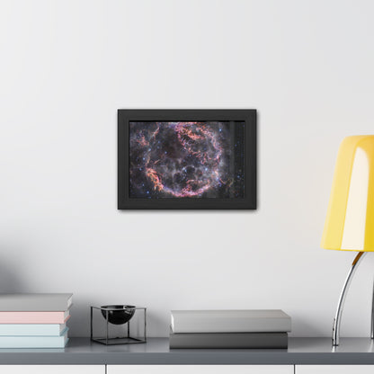 Cassiopeia A, Hand Crafted Wooden Framed Poster