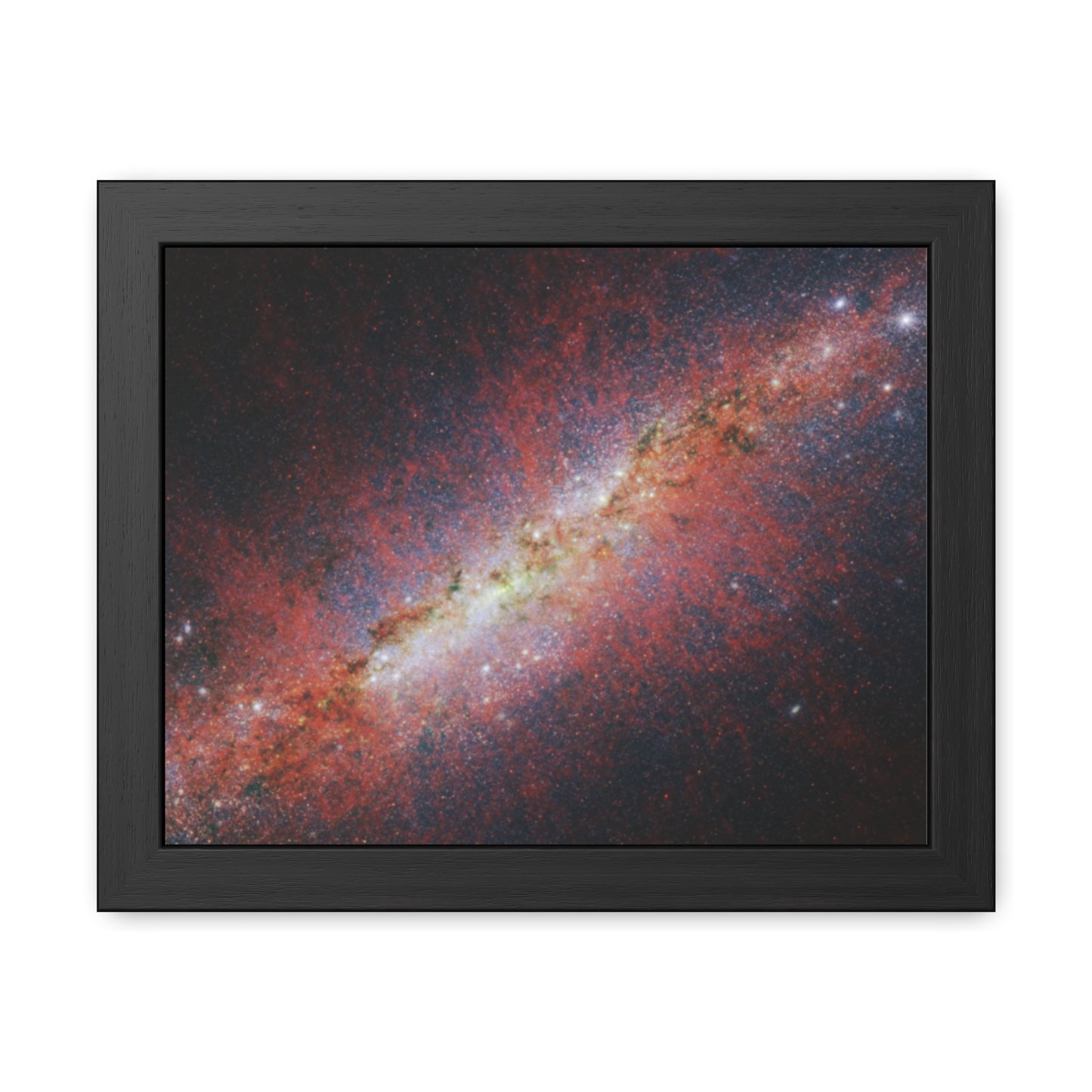 M82, Satin Hand Crafter Wooden Framed Poster