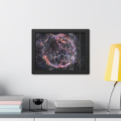 Cassiopeia A, Hand Crafted Wooden Framed Poster