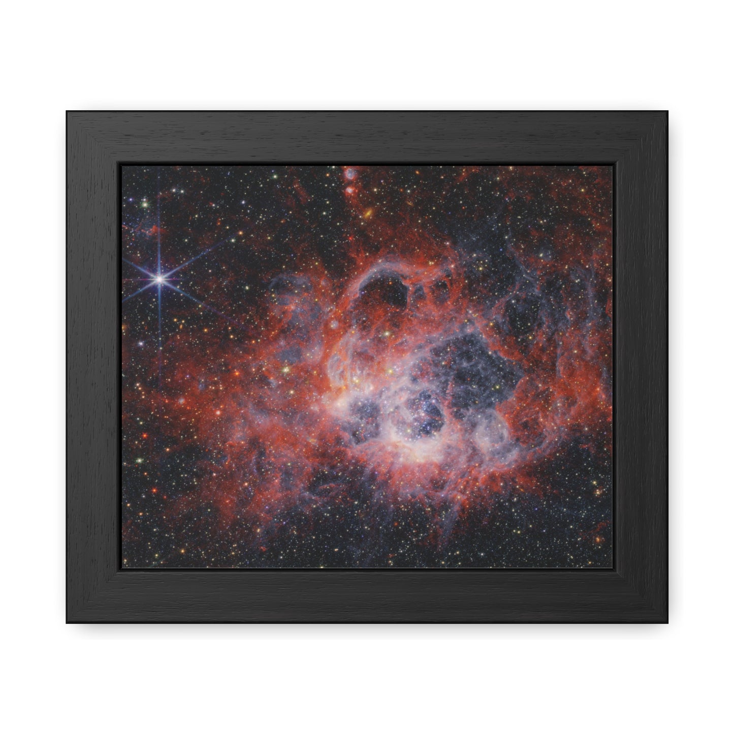 NGC 604, Hand Crafted Wooden Framed Poster