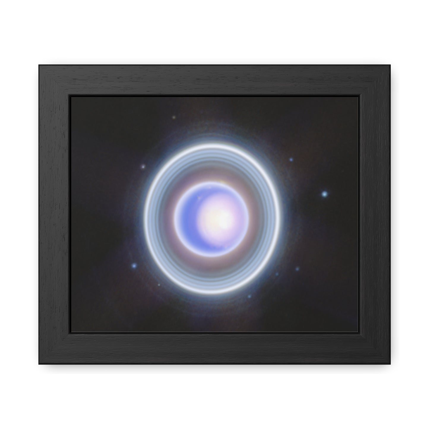 Uranus Close-up, Hand Crafted Wooden Framed Poster