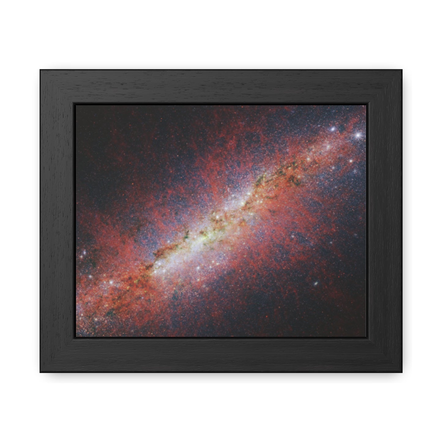 M82, Satin Hand Crafter Wooden Framed Poster