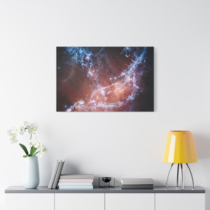 Ethereal View of NGC 346, Satin Canvas, Stretched