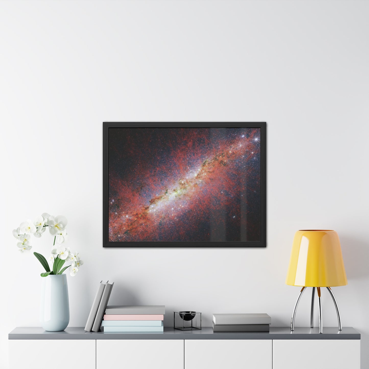 M82, Satin Hand Crafter Wooden Framed Poster