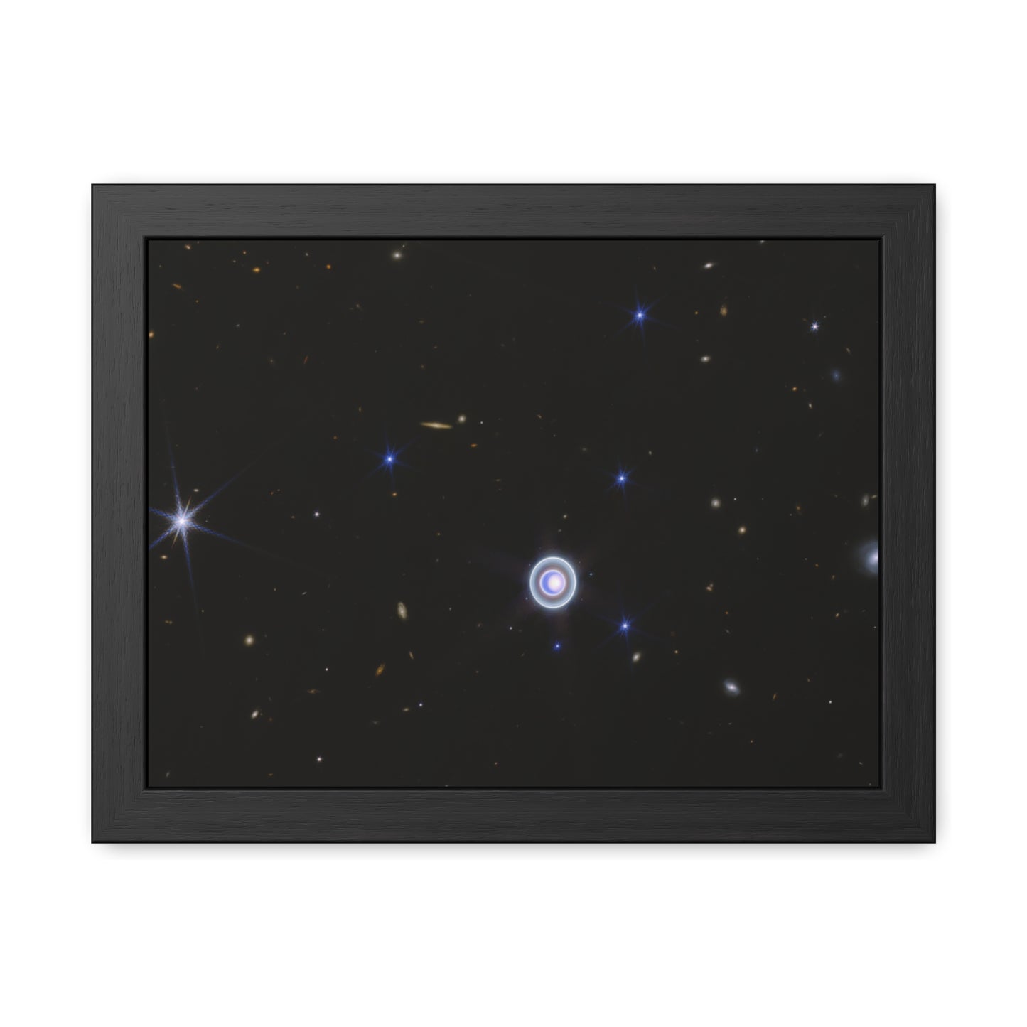 Uranus Wide, Hand Crafted Wooden Framed Poster