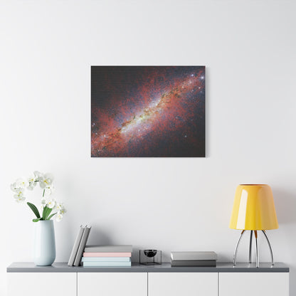 M82, Satin Canvas, Stretched