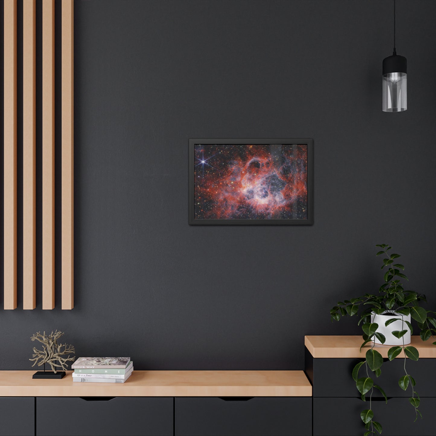 NGC 604, Hand Crafted Wooden Framed Poster