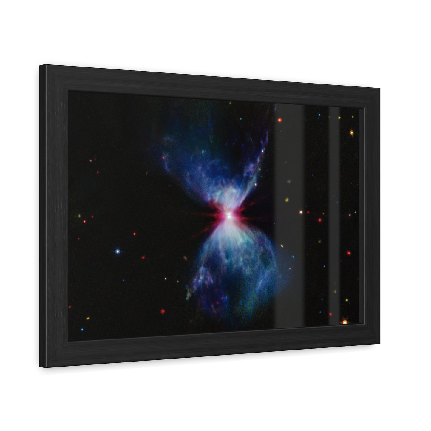 L1527 and Protostar, Hand Crafted Wooden Framed Poster