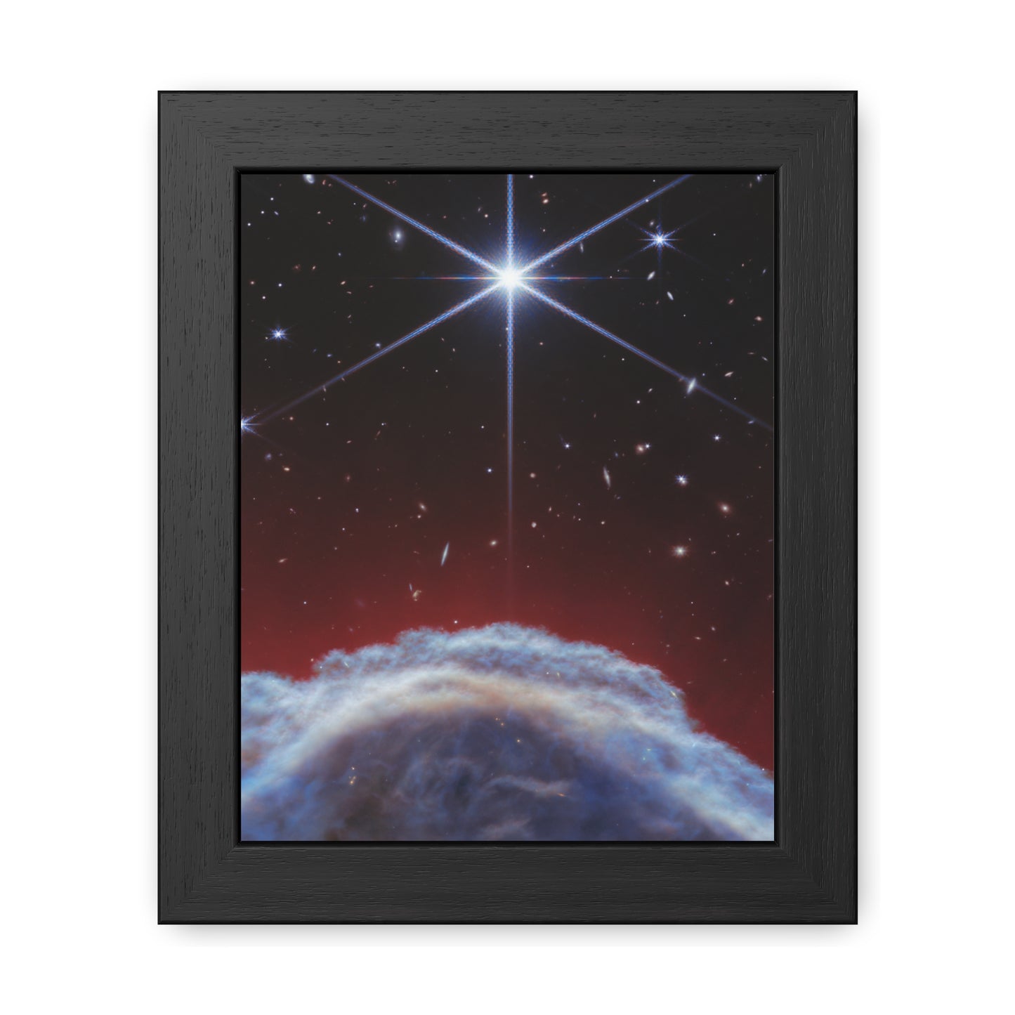 Horsehead Nebula, Hand Crafted Wooden Framed Poster