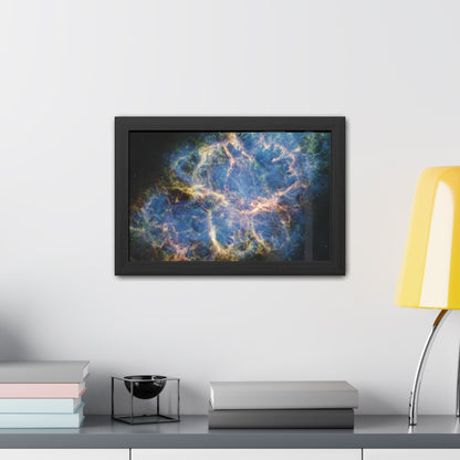 Crab Nebula, Hand Crafted Wooden Framed Poster