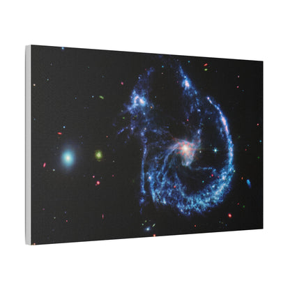 Arp 107 Supermassive Blackhole, Satin Canvas, Stretched