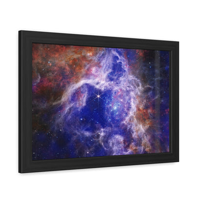 The Tarantula Nebula, Hand Crafter Wooden Framed Poster