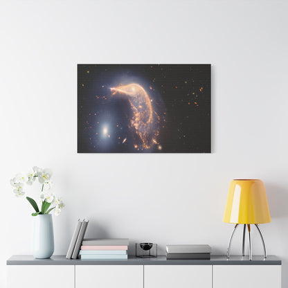 Interacting Galaxies Arp 142, Satin Canvas, Stretched