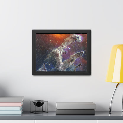 Pillars of Creation, Hand Crafted Wooden Framed Poster