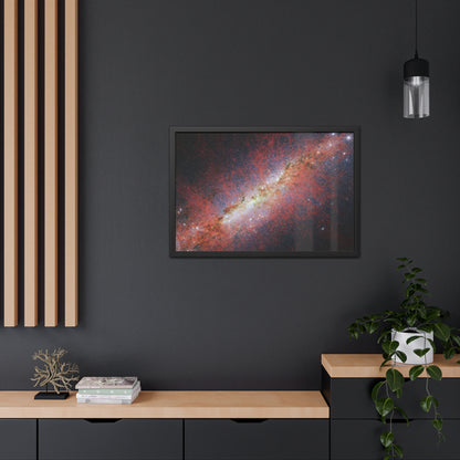 M82, Satin Hand Crafter Wooden Framed Poster