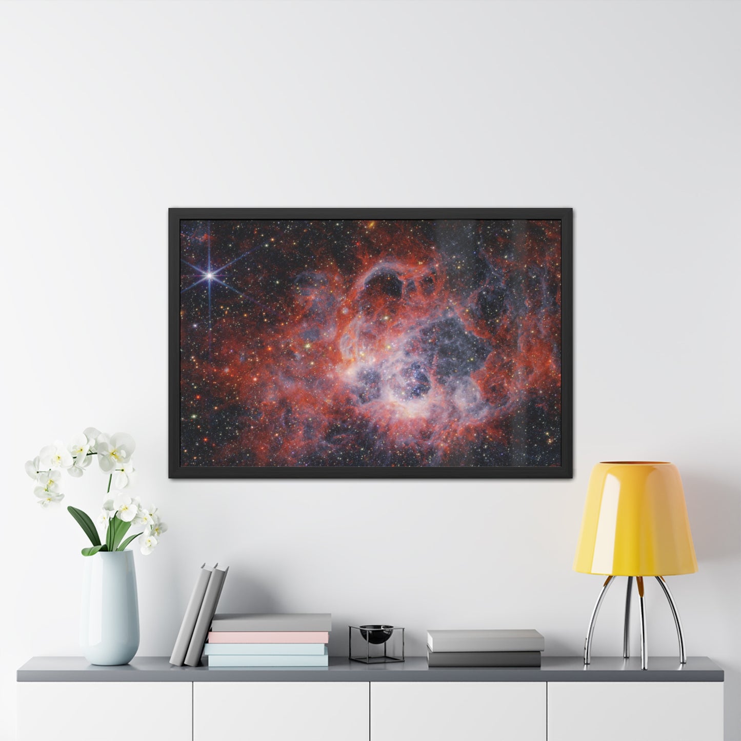 NGC 604, Hand Crafted Wooden Framed Poster