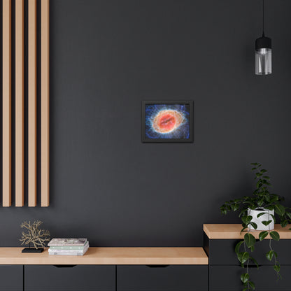 Ring Nebula (MIRI image), Hand Crafted Wooden Framed Poster