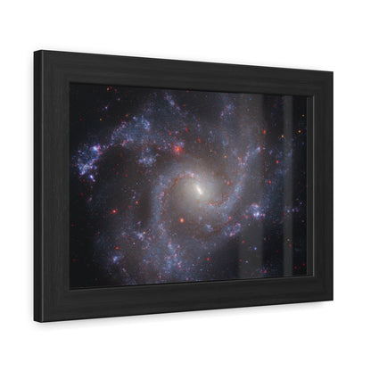 NGC 5468, Hand Crafted Wooden Framed Poster