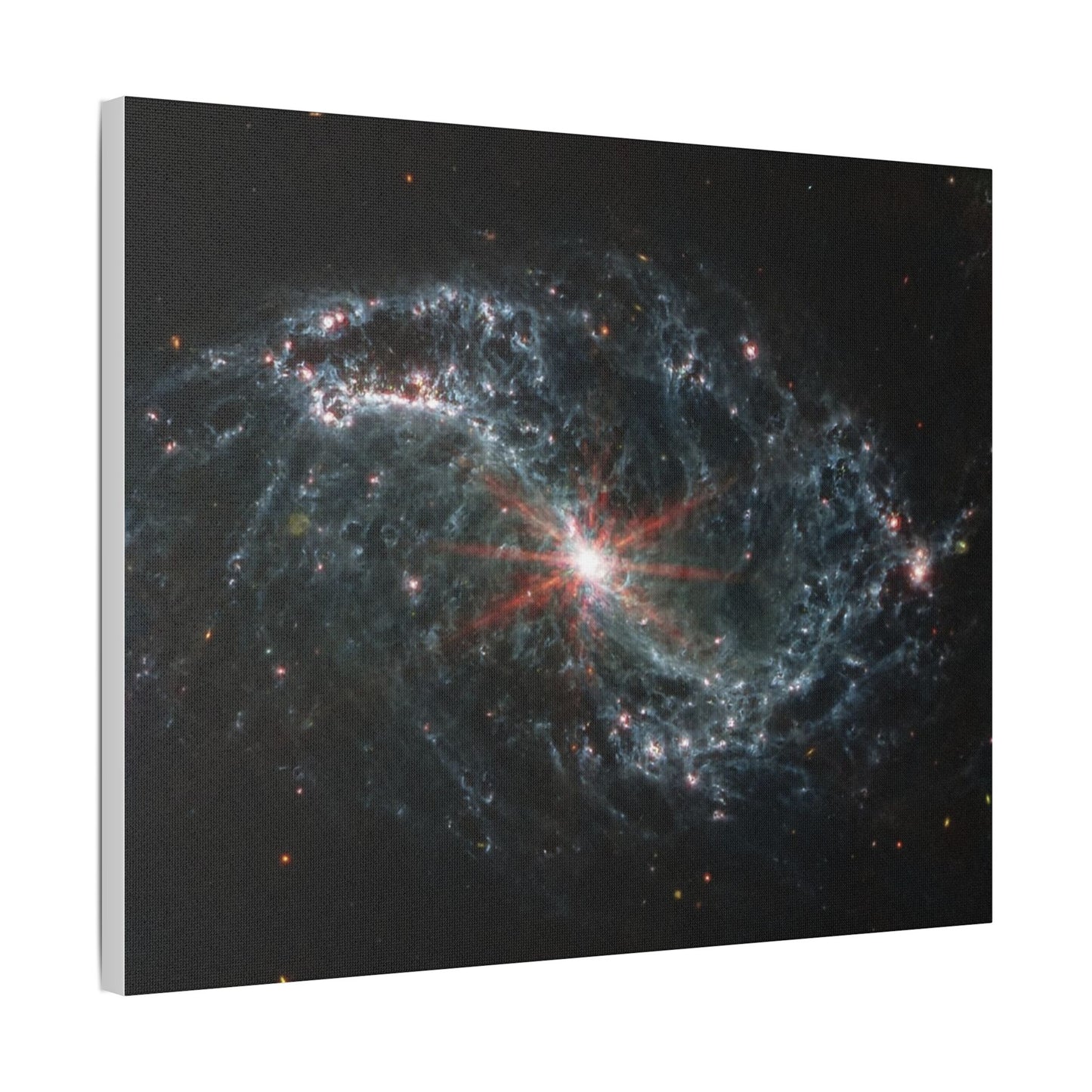 Intricate Networks of Gas and Dust in Nearby Galaxies, Satin Canvas, Stretched