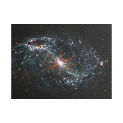 Intricate Networks of Gas and Dust in Nearby Galaxies, Satin Canvas, Stretched