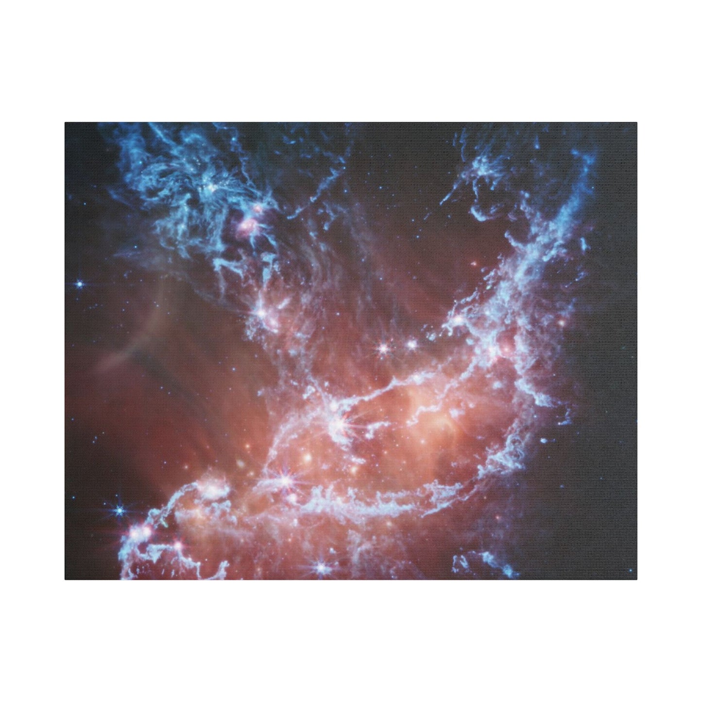 Ethereal View of NGC 346, Satin Canvas, Stretched