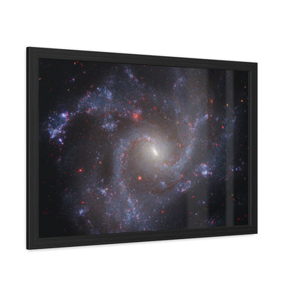 NGC 5468, Hand Crafted Wooden Framed Poster