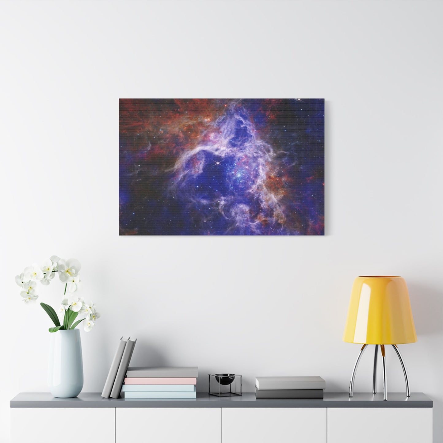 The Tarantula Nebula, Satin Canvas, Stretched