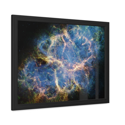 Crab Nebula, Hand Crafted Wooden Framed Poster