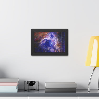 The Tarantula Nebula, Hand Crafter Wooden Framed Poster