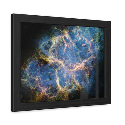 Crab Nebula, Hand Crafted Wooden Framed Poster