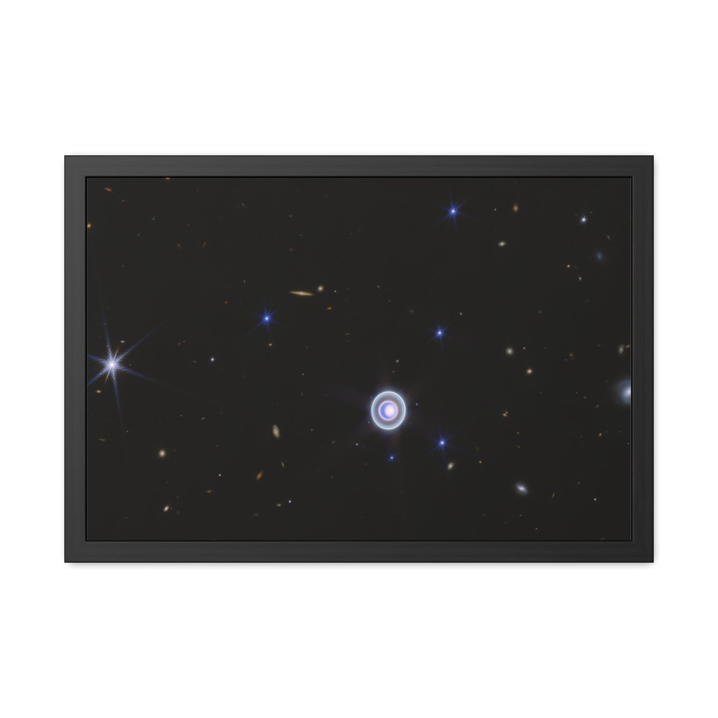 Uranus Wide, Hand Crafted Wooden Framed Poster