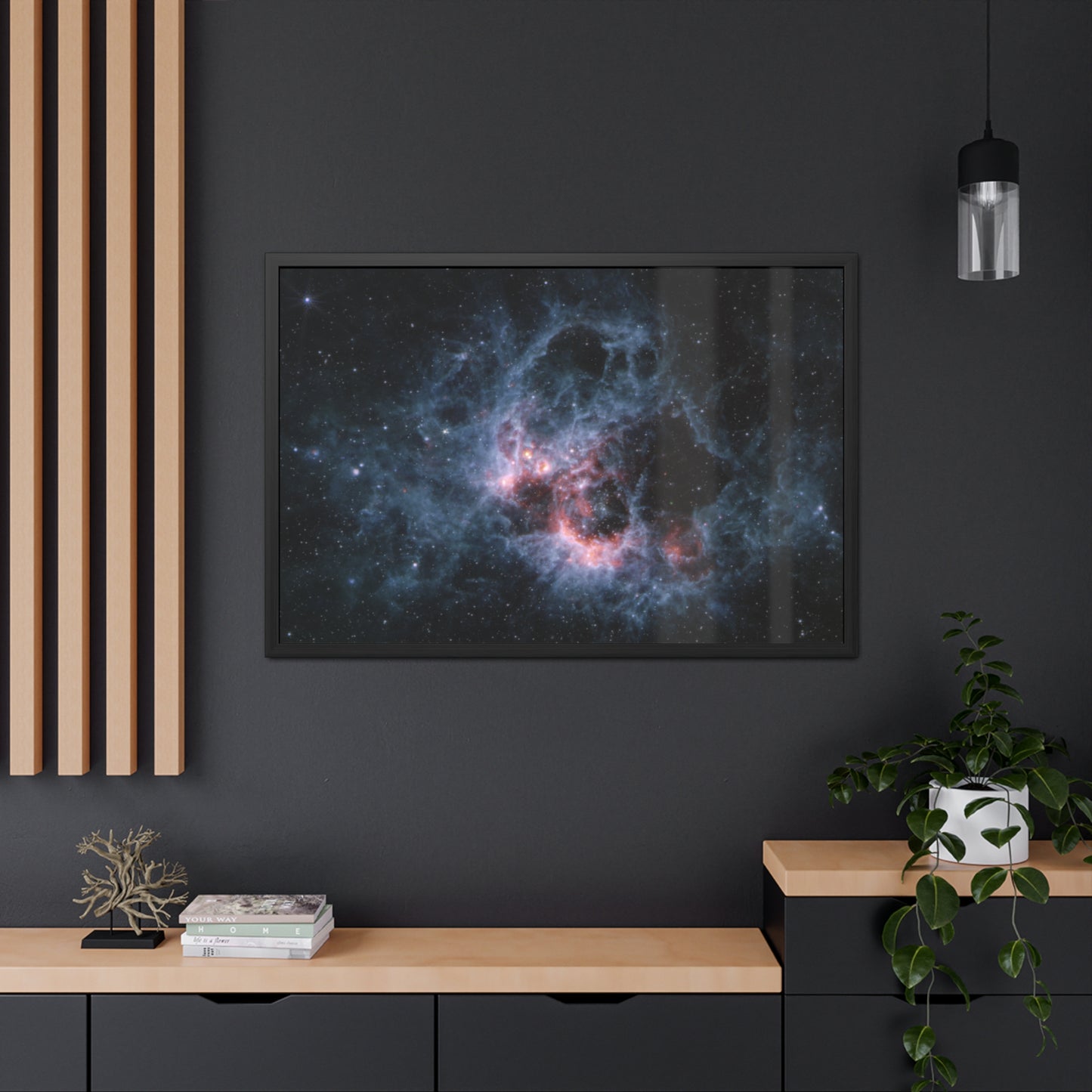 NGC 604 (MIRI Image), Hand Crafted Wooden Framed Poster